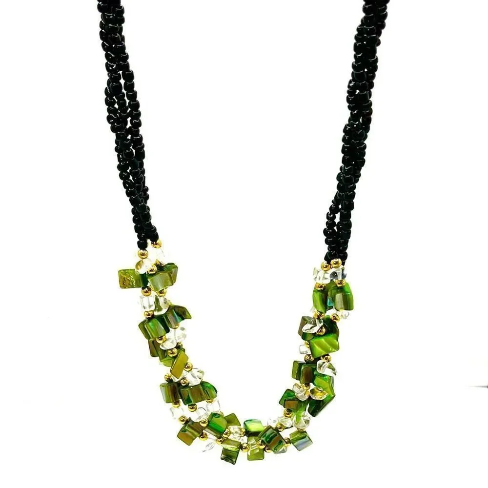 AXK Striking 3-Strand 24” Fashion Necklace